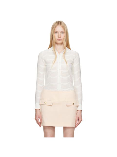 TOM FORD Off-White Knitted Shirt