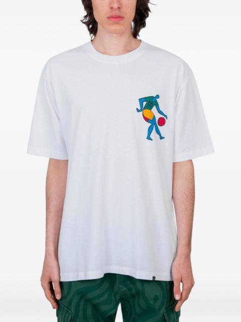 by Parra graphic-print cotton T-shirt