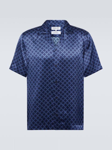 FRESCOBOL CARIOCA Roberto silk bowling shirt