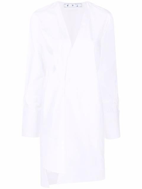 Off-White long-sleeve shirtdress