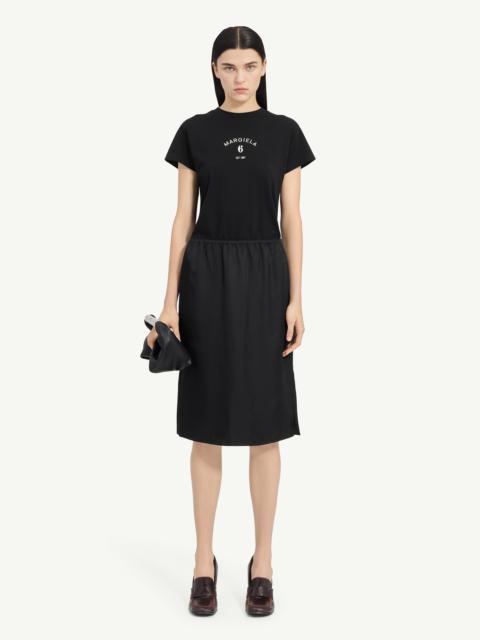 MM6 Maison Margiela Satin Midi Skirt