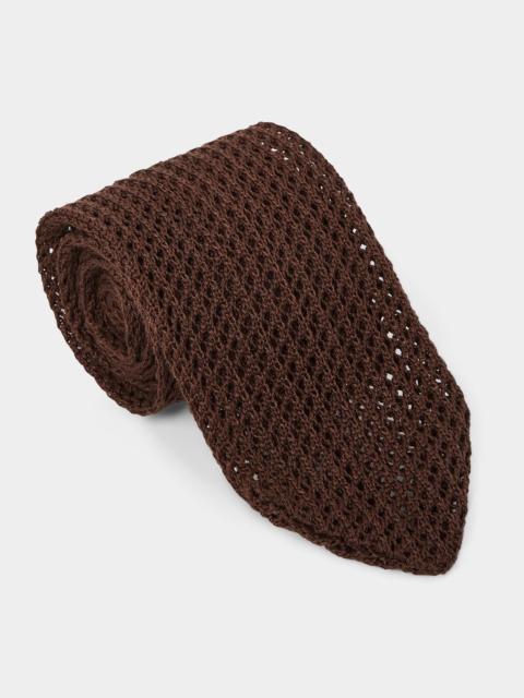 TODD SNYDER Italian Cotton Open Weave Knit Tie