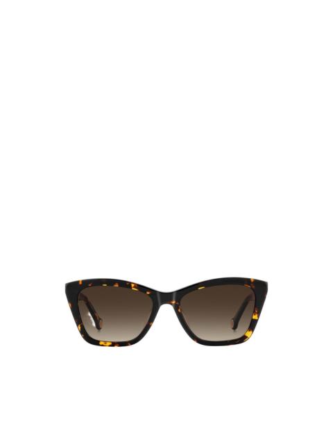 CAROLINA HERRERA tortoiseshell-effect cat-eye sunglasses