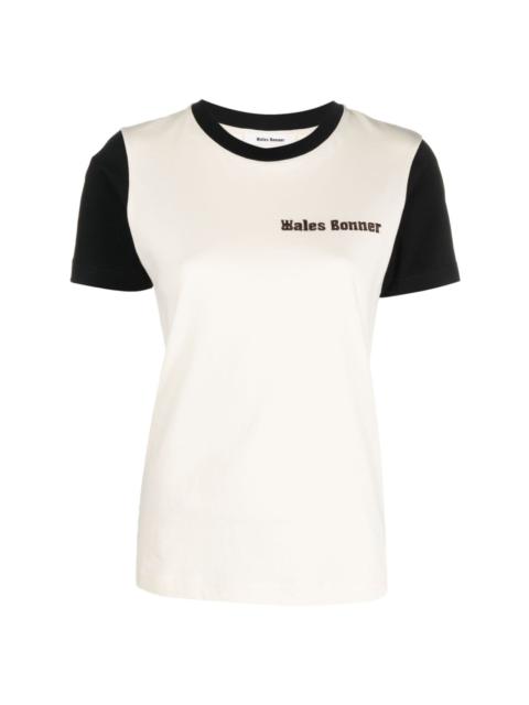 WALES BONNER logo-embroidered T-shirt