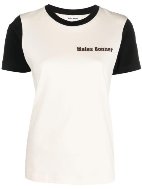 WALES BONNER logo-embroidered T-shirt