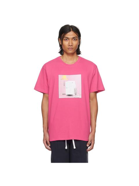 Noah Pink The Cure Printed T-Shirt