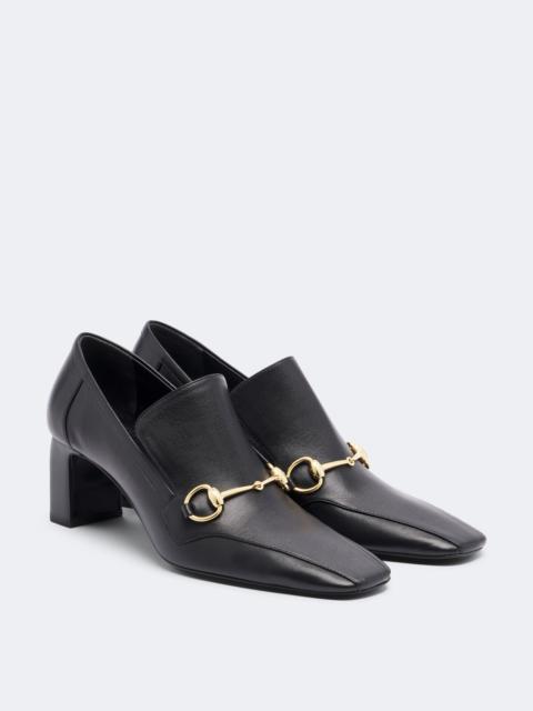 GUCCI Galleria Horsebit leather loafer pumps