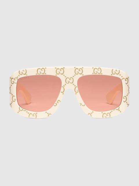 Oversize rectangular sunglasses