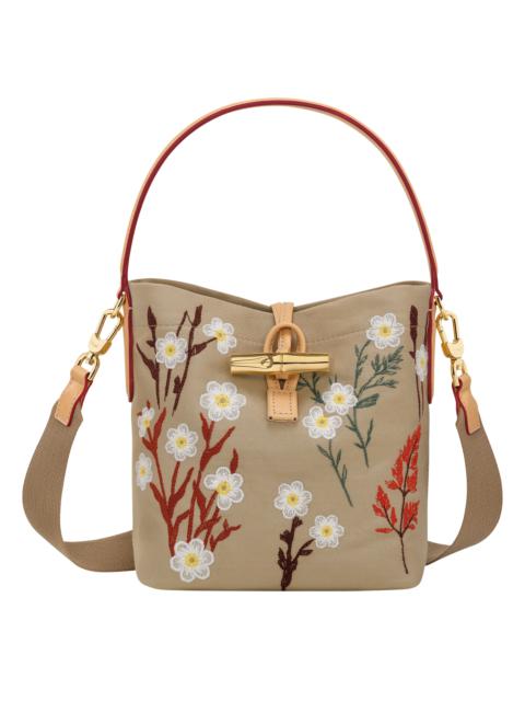Longchamp Roseau XS Bucket bag Oat - Canvas