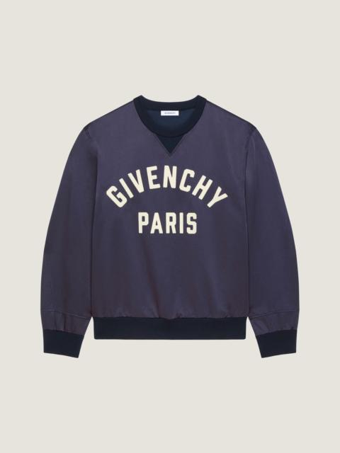 Givenchy GIVENCHY PARIS SWEATSHIRT IN SATIN