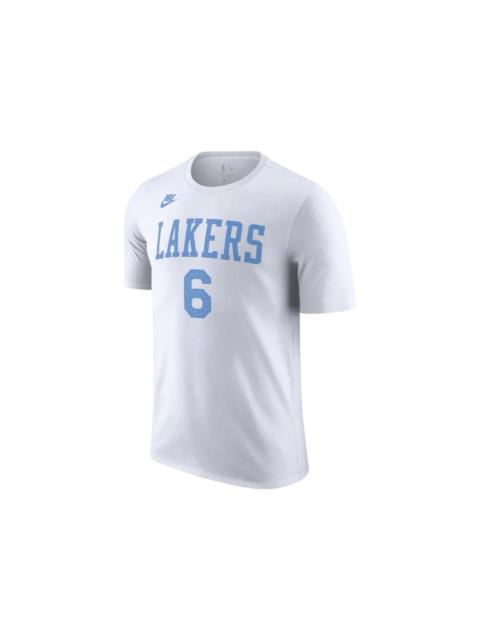Nike Nike NBA Los Angeles Lakers LeBron James T-shirt White/Light Blue