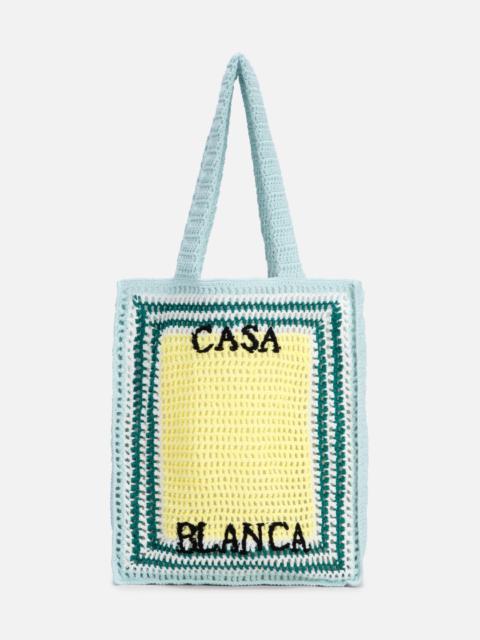 CASABLANCA COTTON CROCHET BAG