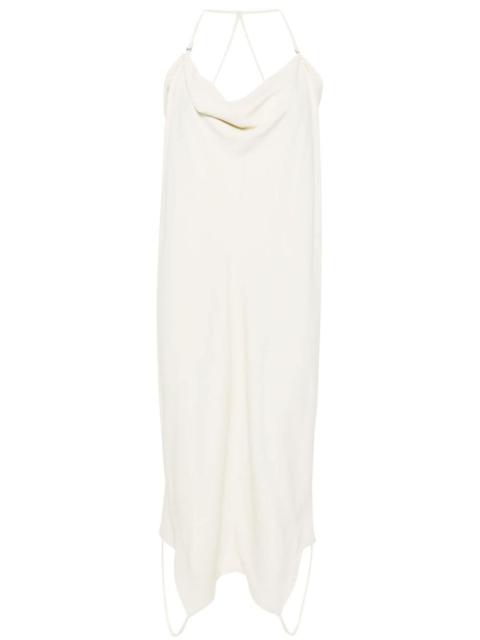 VIKTOR & ROLF Upside-down crepe slip dress