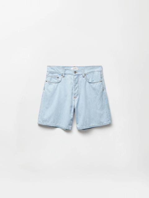 VERSACE Chambray Denim Shorts