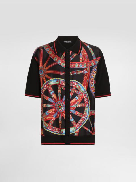 Dolce & Gabbana Carretto-print silk shirt