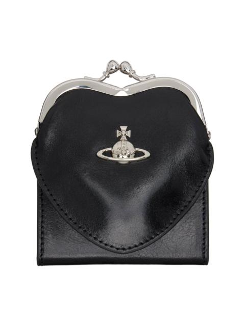 Vivienne Westwood Black Heart Frame Wallet