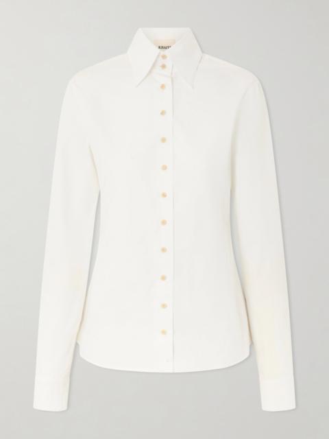 KHAITE Ivy Cotton-poplin Shirt