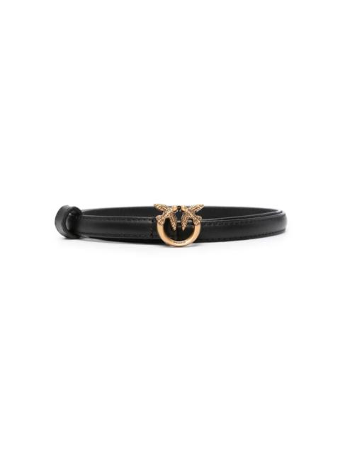 Love Birds-buckle leather belt