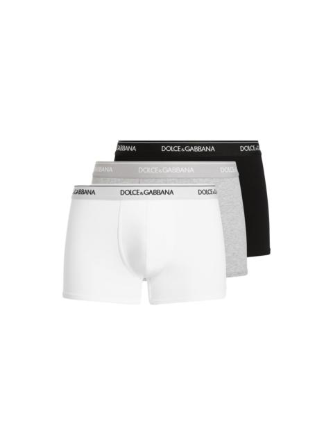 Dolce & Gabbana 3-pack Regular Fit Boxer Shorts