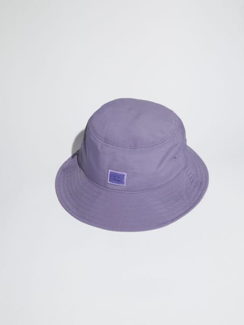 Acne Studios Heat reactive bucket hat - Black/lilac purple