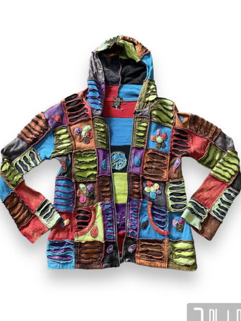 Other Designers If Six Was Nine - Multicolour Kapital Patches Sweater Hoodie