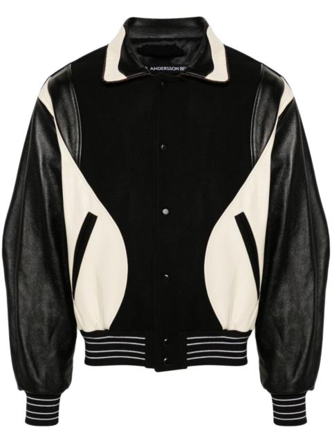 Robyn panelled bomber jacket