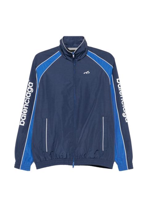 BALENCIAGA Balenciaga Logo-print Panelled Jacket