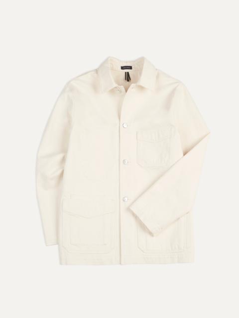 Drake's Ecru Selvedge Denim Five-Pocket Chore Jacket