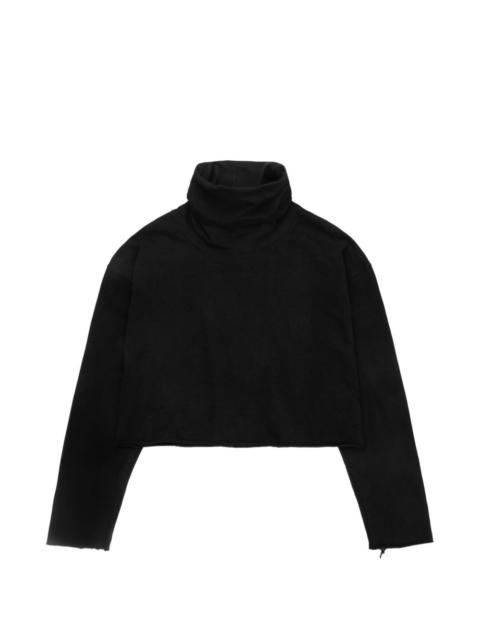 LES TIEN cropped roll-neck sweater
