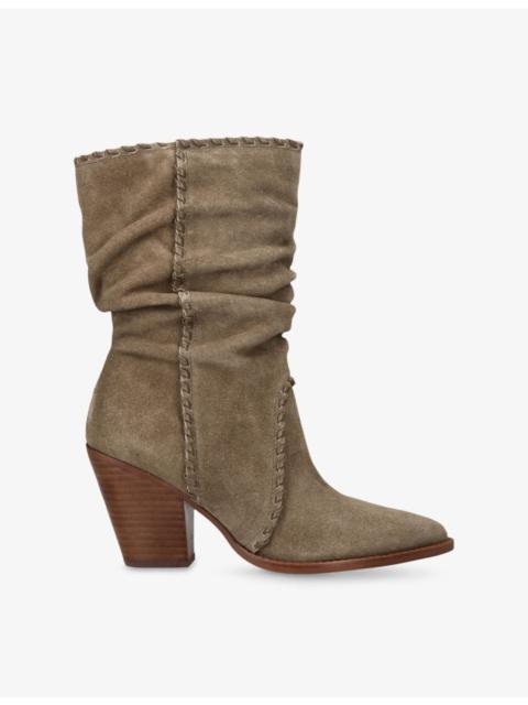 dolce vita Julith Suede Heeled Ankle Boots