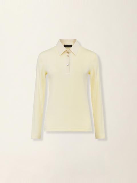 FABIANA FILIPPI Ribbed cotton jersey long-sleeved T-shirt