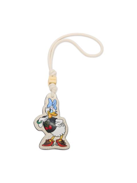 GANNI x Disney leather charm keyring