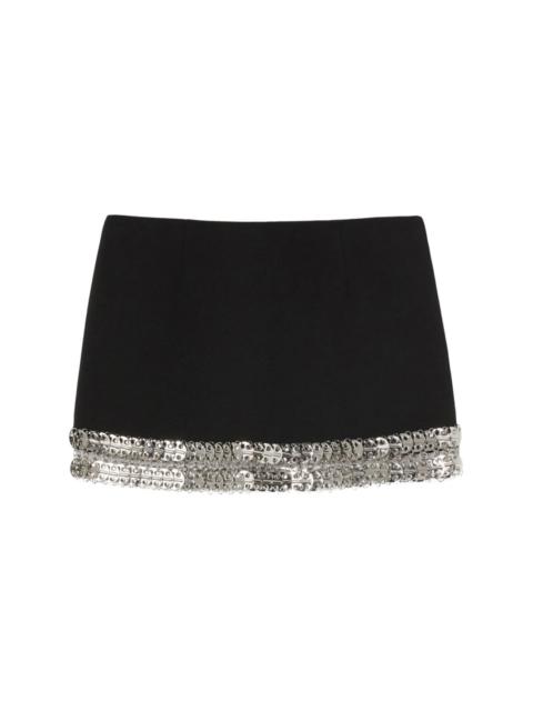 PINKO Eliot crepe mini skirt