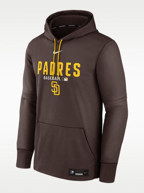 Nike San Diego Padres Authentic Collection Men's Nike Therma MLB Pullover Hoodie