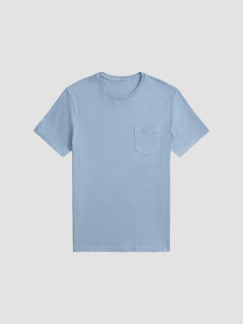 Ralph Lauren Men's Garment-Dyed Cotton Pocket T-Shirt - Winward Blue