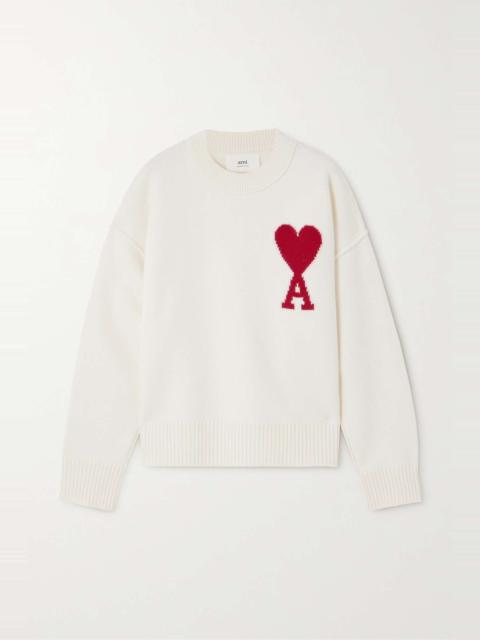 AMI Paris Ami de Coeur wool jumper