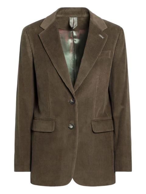 Max Mara corduroy single-breasted blazer