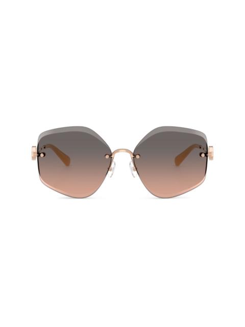 TORY BURCH geometric-frame sunglasses