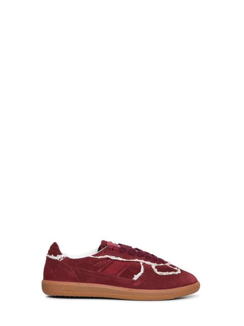 ALOHAS Burgundy suede Tb.490 sneakers with crochet details