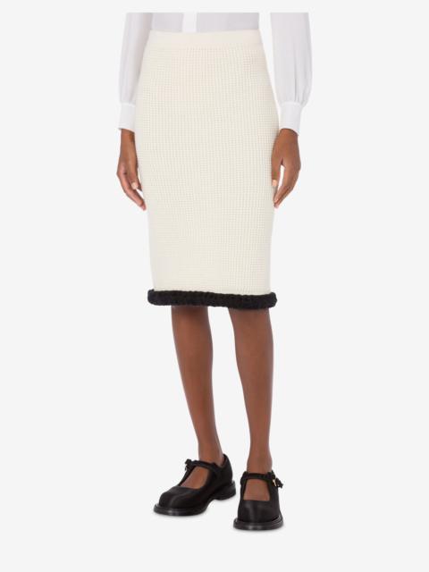 Moschino SKIRT IN SUPERFINE LAMBSWOOL