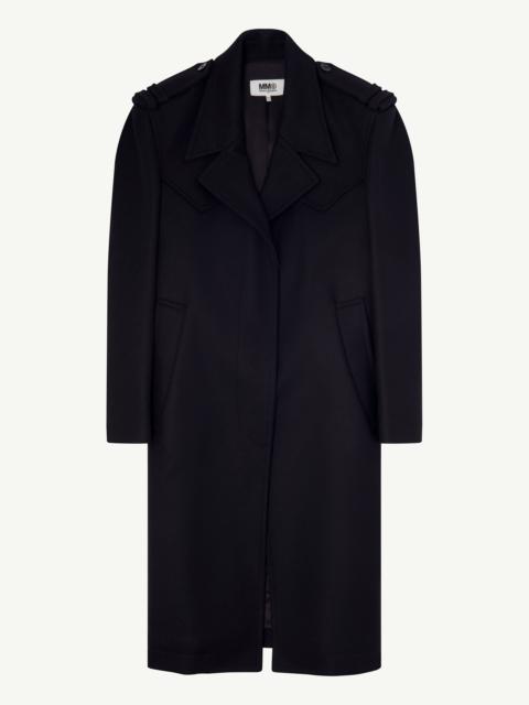 MM6 Maison Margiela Felted wool coat