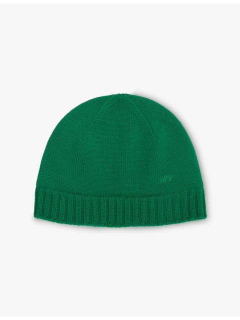Bottega Veneta Brand-Embroidered Wool Beanie