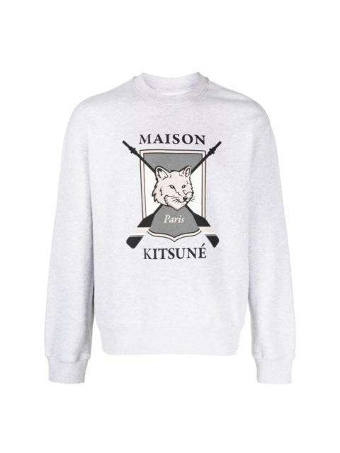 logo-print cotton sweatshirt