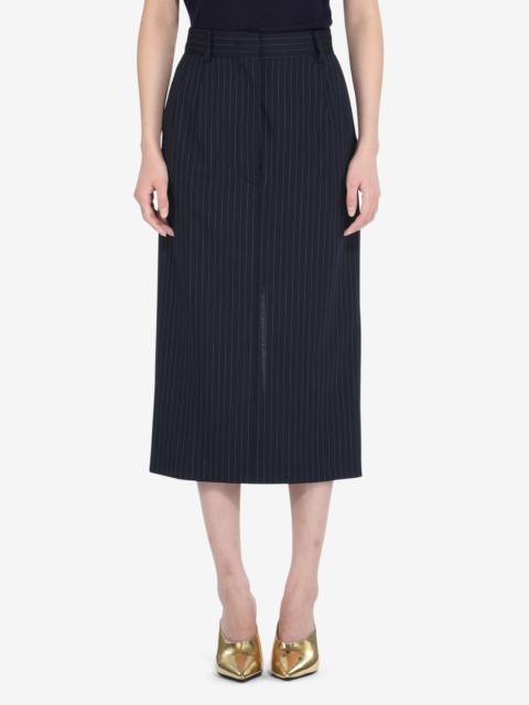 N°21 PINSTRIPE TAILORED SKIRT