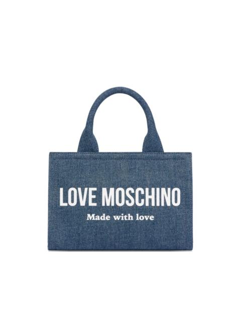 Moschino logo-detail tote bag
