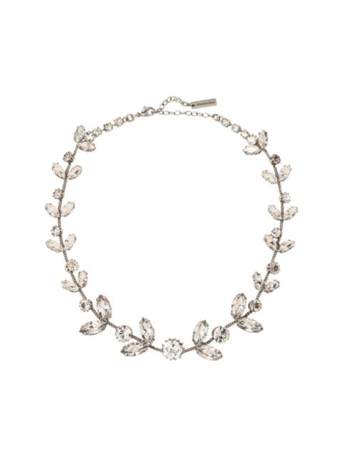 Liza crystal chain necklace