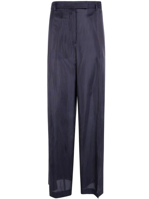 Dries Van Noten Pants Cupro Dark Brown "Penn"