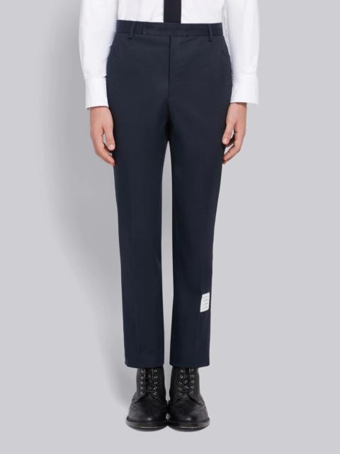 Navy Cotton Twill Unconstructed Chino Trouser