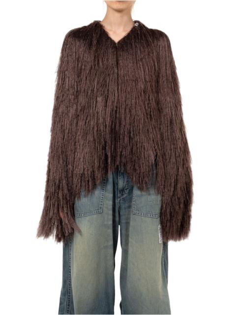 Maison MIHARAYASUHIRO Shaggy Fringe Knit Cardigan
