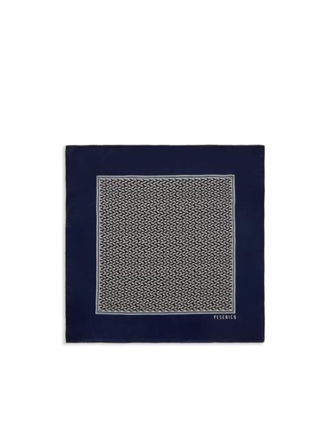 PESERICO geometric-pattern scarf